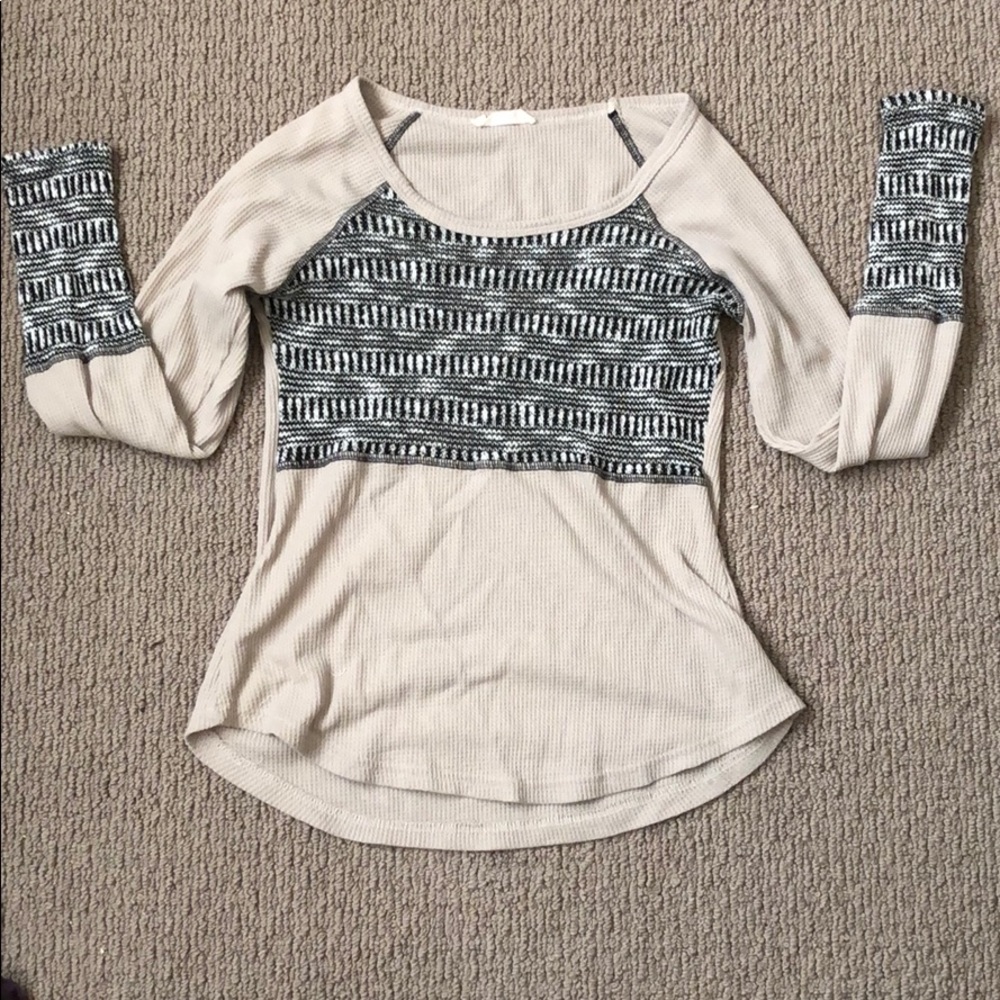 Elodie waffle long sleeve
